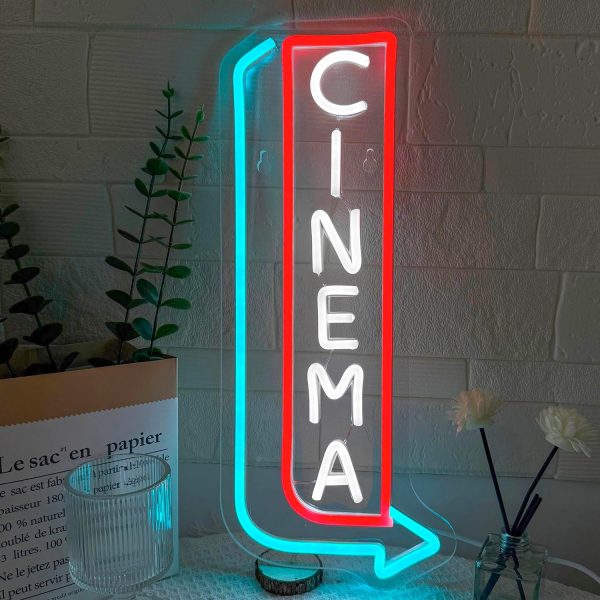 Panneau Néon Cinéma
